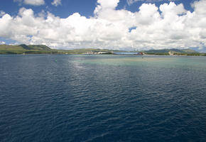 View of Port in Guam